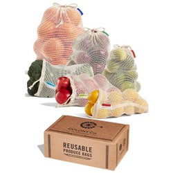 Colony Co. Produce Bags holding fruit and vegetables