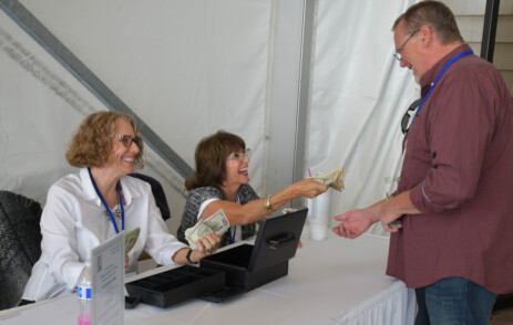 "Prize Drop" at the 2023 Annual Benefit Dinner. "Prize Drop" game